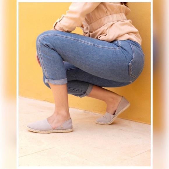 Verbenas Carmen Espadrilles Loafer Flat Khaki Suede Slip-On Shoes EU 38 US 7.5-8 - Picture 2 of 11